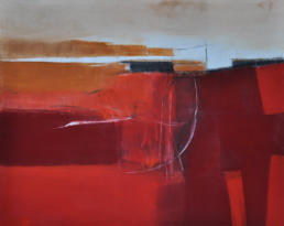 Gouache auf Leinwand  90x70          Verkauft