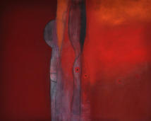 Gouache, Pastellkreide auf Leinwand  100 x 80         Preis: 580 €