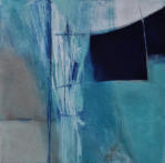 Gouache, Neueisenpulver, Lavaerde auf Leinwand  50 x 50   Preis: 200€