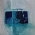 Gouache, Neueisenpulver, Lavaerde auf Leinwand  50 x 50  Preis: 160€