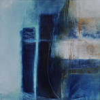 Gouache, Neueisenpulver, Lavaerde auf Leinwand  50 x 50   Preis: 160€