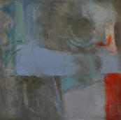 Gouache, Pyrit, Pastellkreide, Seidenpapier, Disthen auf Leinwand  90 x 90  Verkauft