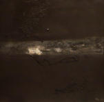 Collage auf Leinwand  40 x 40   Verkauft