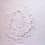 Gouache, Seidenpapier auf Leinwand  40 x 40   Verkauft