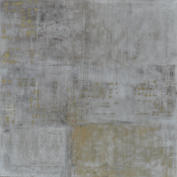 Gouache mit Granitsand, Sepiatinte und Ölpastell auf Leinwand  60x60    verkauft